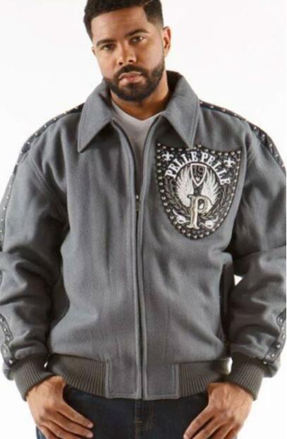 Honor & Glory Band Of Brothers Pelle Pelle Grey Wool Jacket band-of-brothers-pelle-pelle-grey-jacket