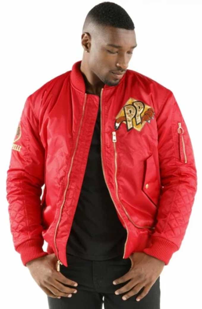 Cool Cat Flight Pelle Pelle MB 1978 Quilted Bomber Jacket