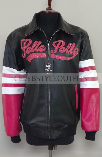 Pelle Pelle MB 1978 Vintage International Pink Bomber Jacket pelle-pelle-1978-vintage-pink-black-jacket