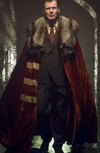 Lord Harwood Jason Flemyng Pennyworth Maroon Royal Cloak