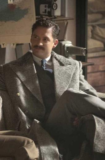 Thomas Wayne Ben Aldridge Pennyworth Grey Wool Trench Coat