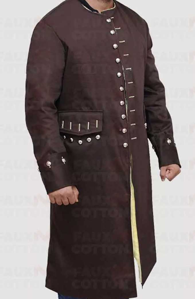 Pirates Of The Caribbean Jack Sparrow Brown Coat