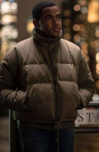 Power Book II Ghost Tariq St Patrick Quilted Puffer Jacket