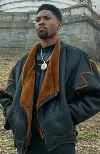 Power Book III Raising Kanan London Brown Marvin Fur Jacket
