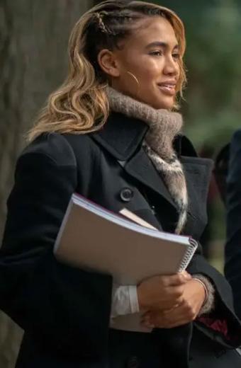 Power Book Ghost Paige Hurd Lauren Baldwin Black Trench Coat