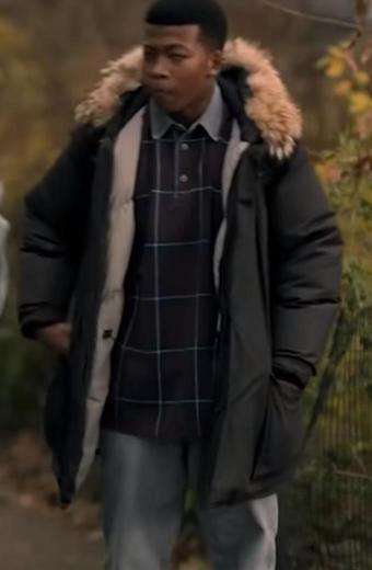 Kanan Stark Power Book III Raising Kanan Fur Hooded Jacket