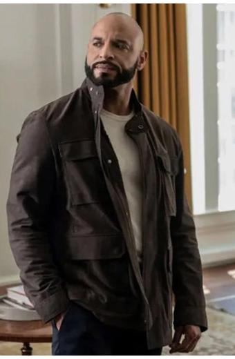 Berto Colon Lorenzo Tejada Power book II Brown Cotton Jacket