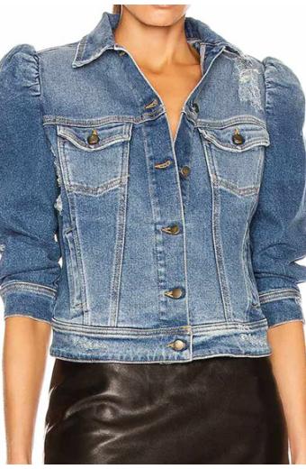 Diana Tejada Power book Ghost LaToya Tonodeo Blue Denim Jacket