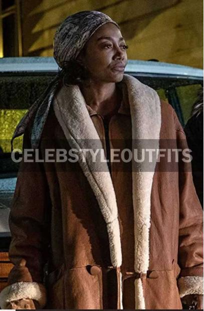 Patina Miller Raquel Thomas Power Book III Raising Kanan Coat raquel-thomas-power-book-coat