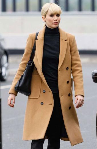 Jennifer Lawrence Dominika Egorova Red Sparrow Trench Coat