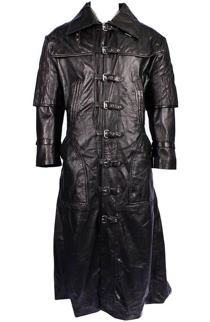 Hugh Jackman Gabriel Van Helsing Belted Black Cosplay Coat