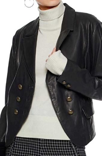 Madchen Amick Riverdale Alice Cooper Black Trench Blazer