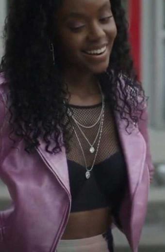 Josie McCoy Riverdale Ashleigh Murray Biker Leather Jacket