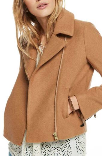 Lili Reinhart Riverdale TV Show Betty Cooper Beige Wool Jacket