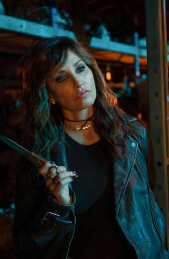 Gina Gershon Riverdale Gladys Jones Biker Black Leather Jacket