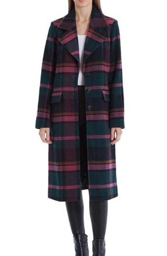 Camila Mendes Riverdale Veronica Lodge Green Wool Plaid Coat