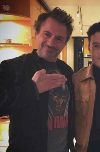 Mens Casual Robert Downey Jr Shirt Style Black Velvet Jacket
