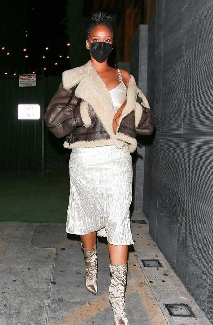 Robyn Rihanna Casual Brown Jacket