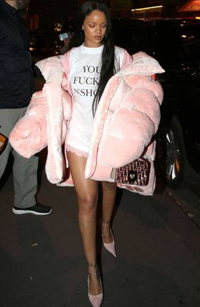 Robyn Rihanna Fenty Casual Pink Jacket