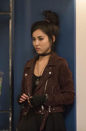 Lyrica Okano Marvel Runaways Nico Minoru Burgundy Jacket