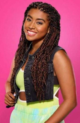 Saved By The Bell Alycia Pascual Aisha Garcia Blue Denim Vest