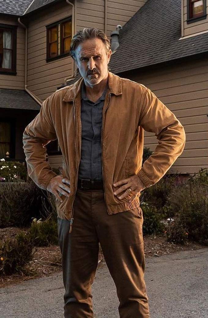 David Arquette Scream Dewey Riley Cotton Jacket