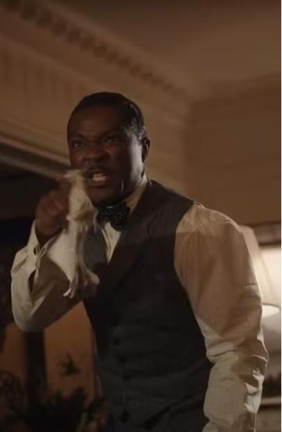 David Oyelowo See How They Run Grey Cotton Vest see-how-they-run-mervyn-cocker-norris-vest