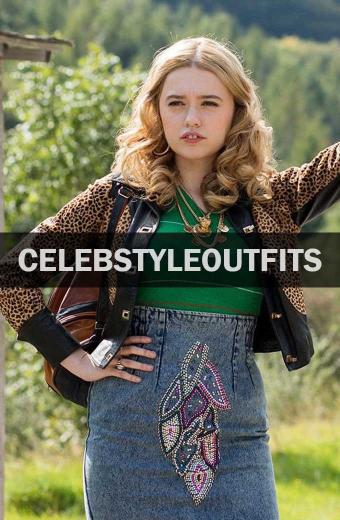 Aimee Gibbs Sex Education Aimee Lou Wood Cheetah Print Jacket