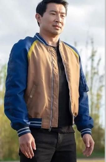 Shang-Chi Legend of Ten Rings Simu Liu Bomber Varsity Jacket