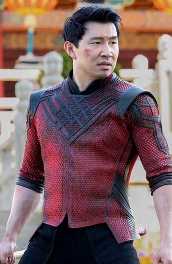 Shaun Simu Liu Shang-Chi Legend Ten Rings Red Cosplay Jacket