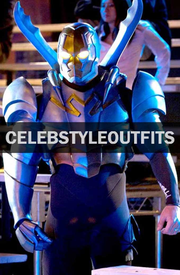 Jaime Reyes Smallville Blue Beetle Leather Costume Jacket