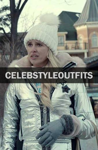 Sarah Wright Olsen Spinning Out Mandy Davis Puffer Fur Parka