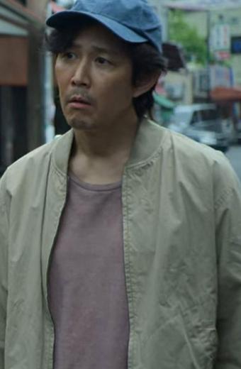 Squid Game Lee Jung Jae Seong Gi Hun Beige Cotton Jacket
