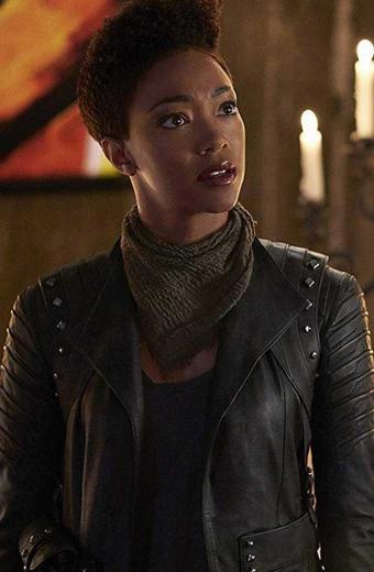 Star Trek Discovery Sonequa Martin-Green Black Leather Jacket