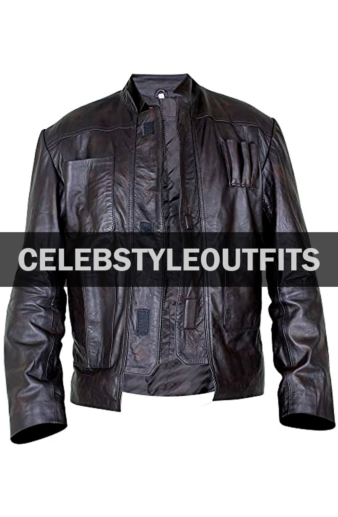 Star Wars The Force Awakens Han Solo Leather Jacket