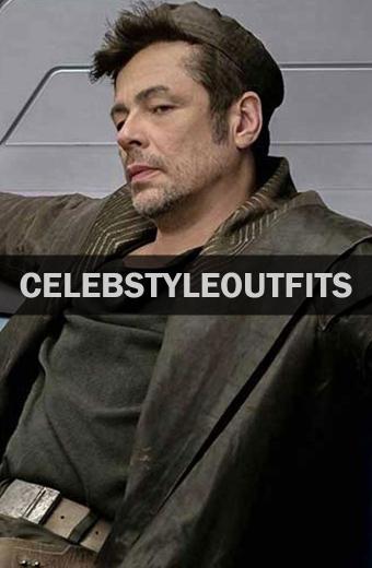 Star Wars The Last Jedi Benicio Del Toro DJ Long Trench Coat