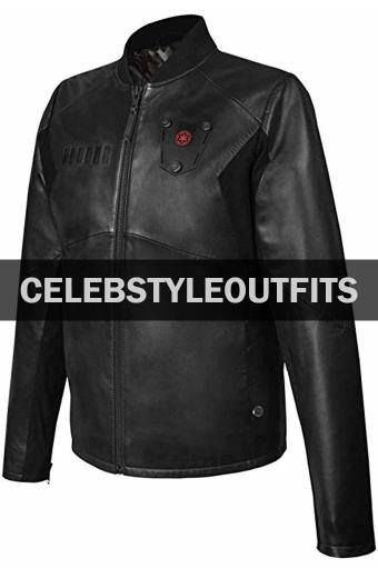 Imperial Pilots Star Wars Tie Fighter Black Leather Jacket
