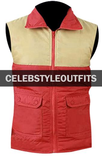 Will Byers Stranger Things Noah Schnapp Mens Red Satin Vest