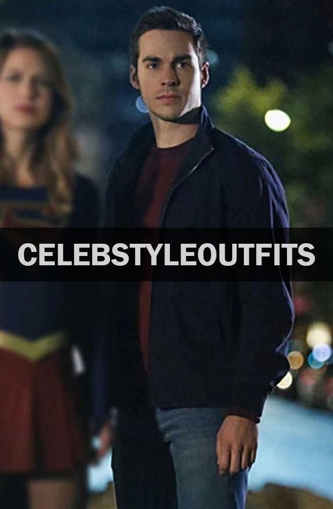 Supergirl TV Series Chris Wood Mon El Cotton Jacket