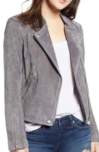 Nicole Maines Supergirl Nia Nal Dreamer Grey Suede Jacket