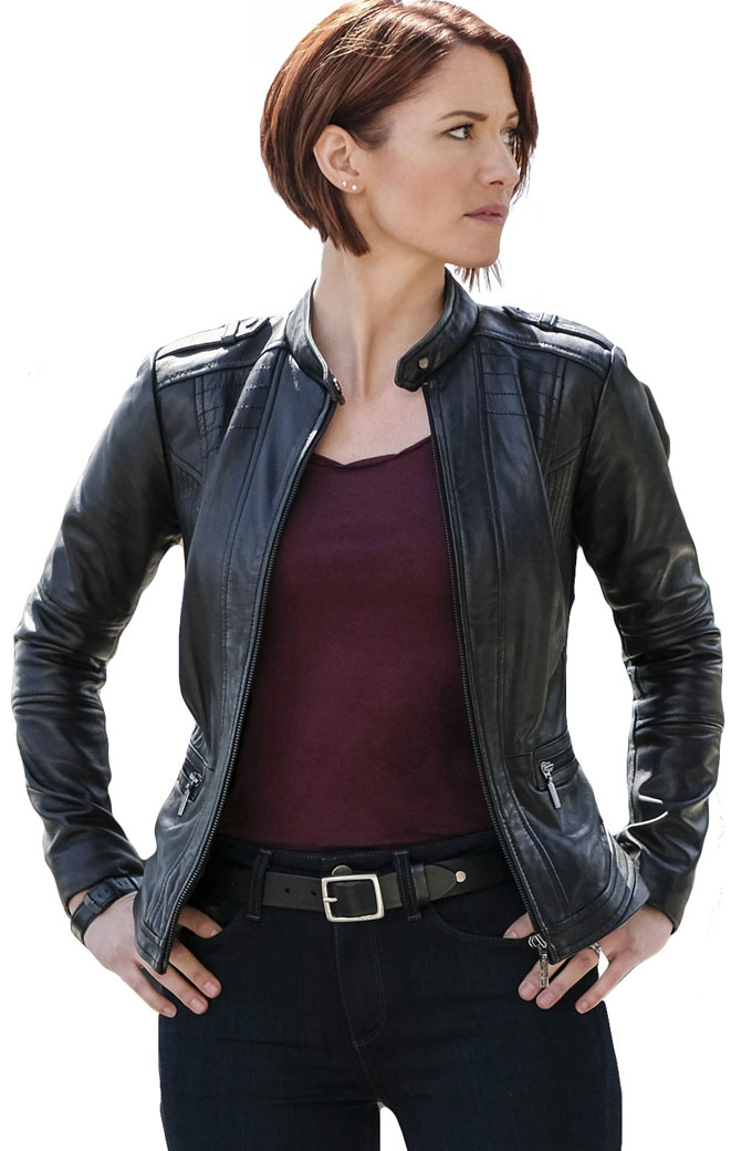 Alex Danvers Supergirl Chyler Leigh Biker Black Leather Jacket