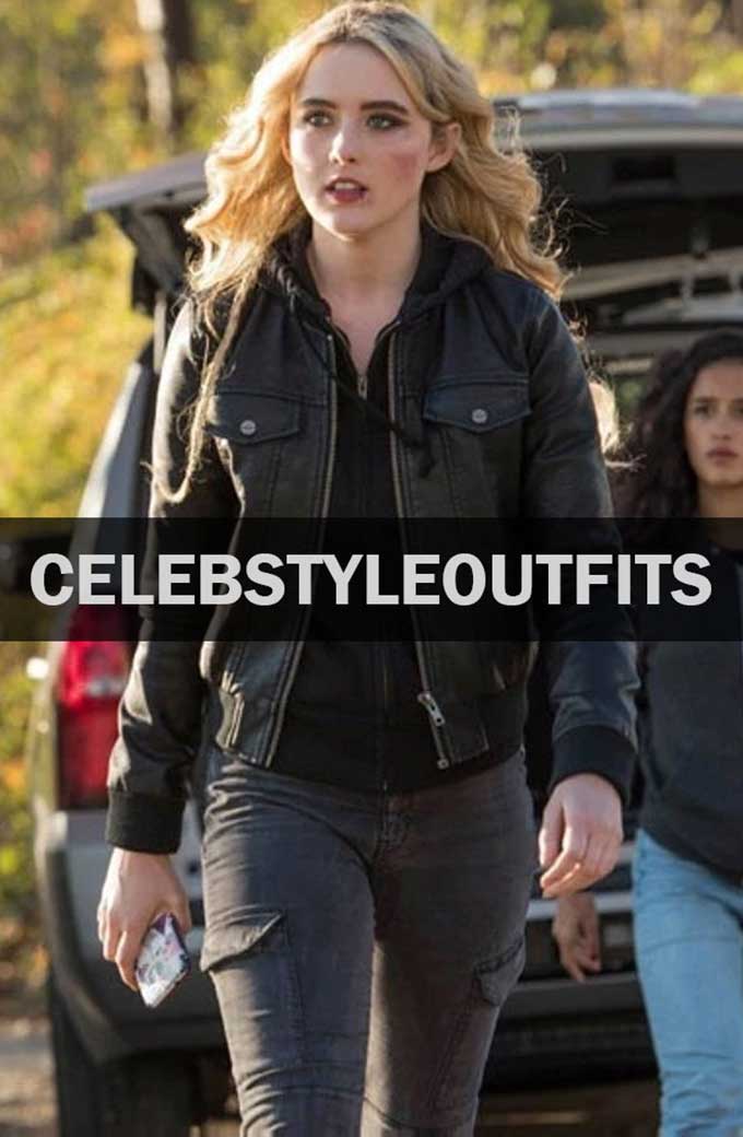 Supernatural Claire Novak Kathryn Newton Leather jacket