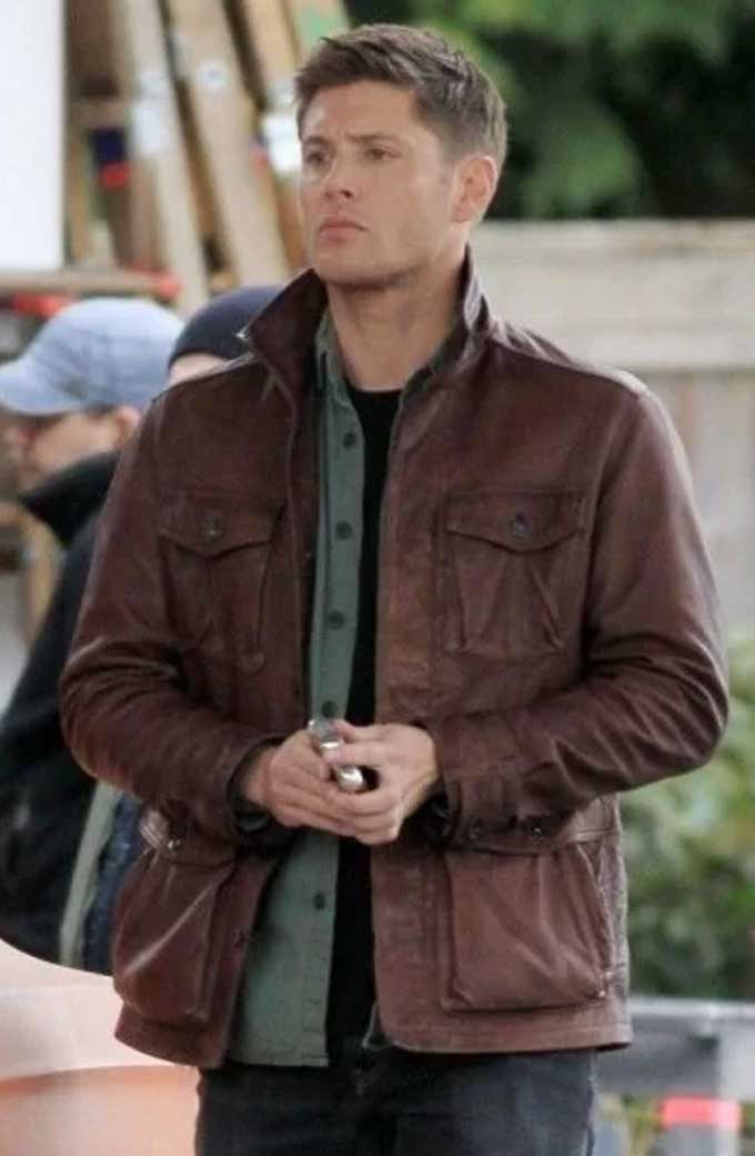 Supernatural Dean Winchester Jensen Ackles Leather Jacket