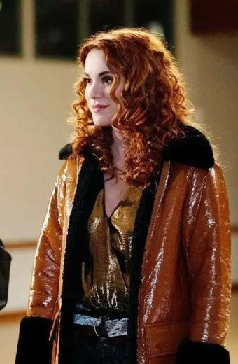 Supernatural Danneel Ackles Anael Sister Jo Shearling Coat