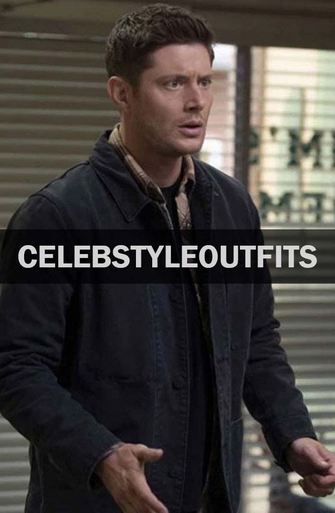 Supernatural Jensen Ackles Dean Winchester Black Cotton Jacket