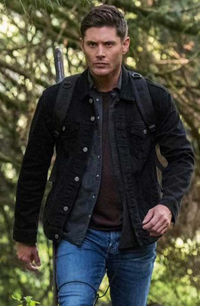 Dean Winchester Supernatural Jensen Ackles Black Cotton Jacket