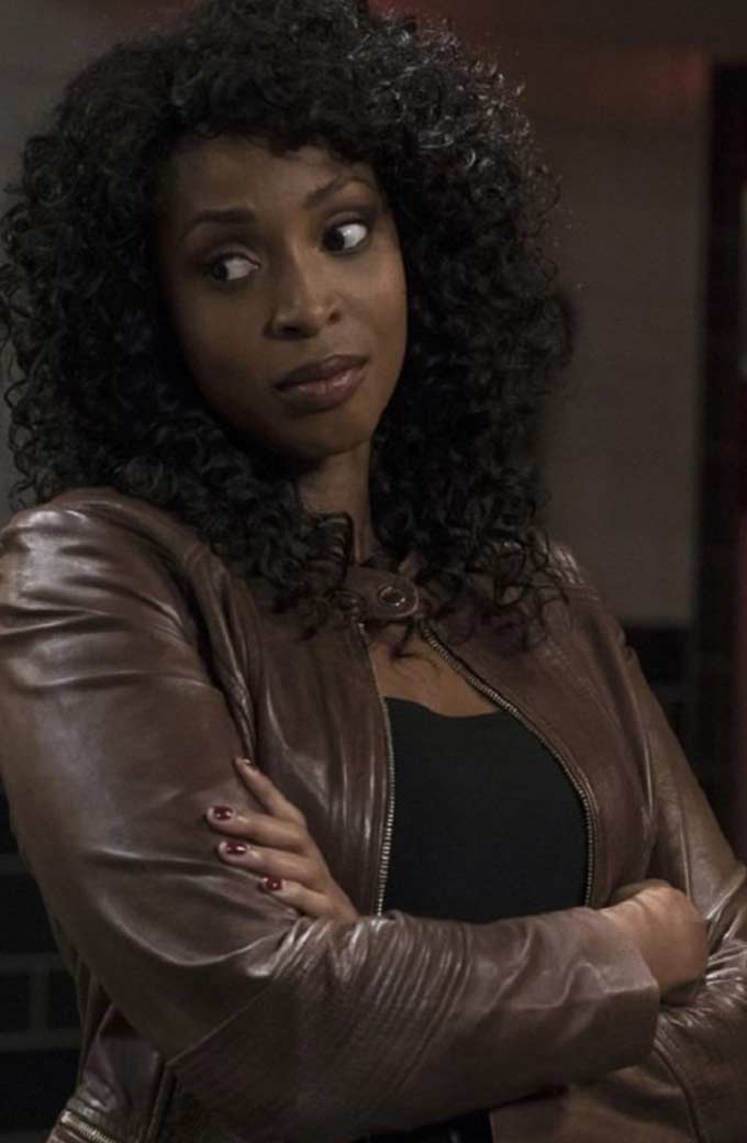 Supernatural Billie Lisa Berry Quilted Brown Leather Jacket supernatural-lisa-berry-brown-jacket
