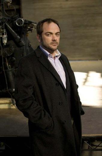 Supernatural Mark Sheppard Crowley Black Wool Trench Coat