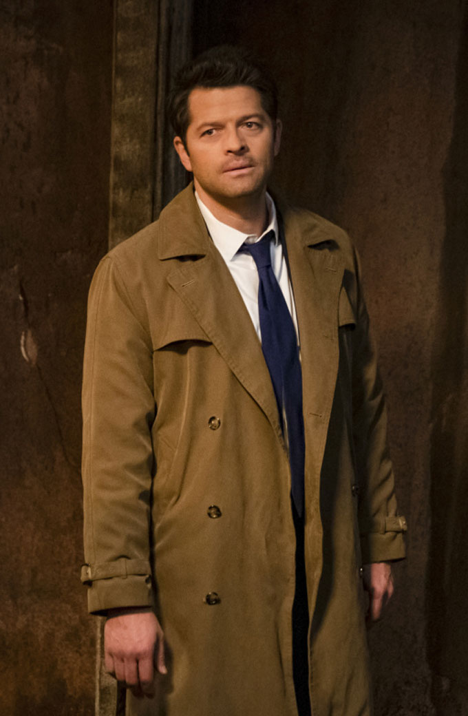 Supernatural Misha Collins Castiel Jimmy Novak Trench Coat