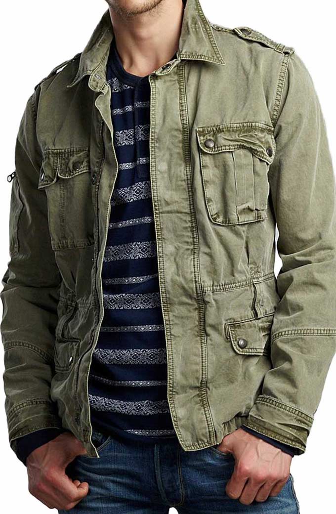Sam Winchester Supernatural Jared Padalecki Green Denim Jacket